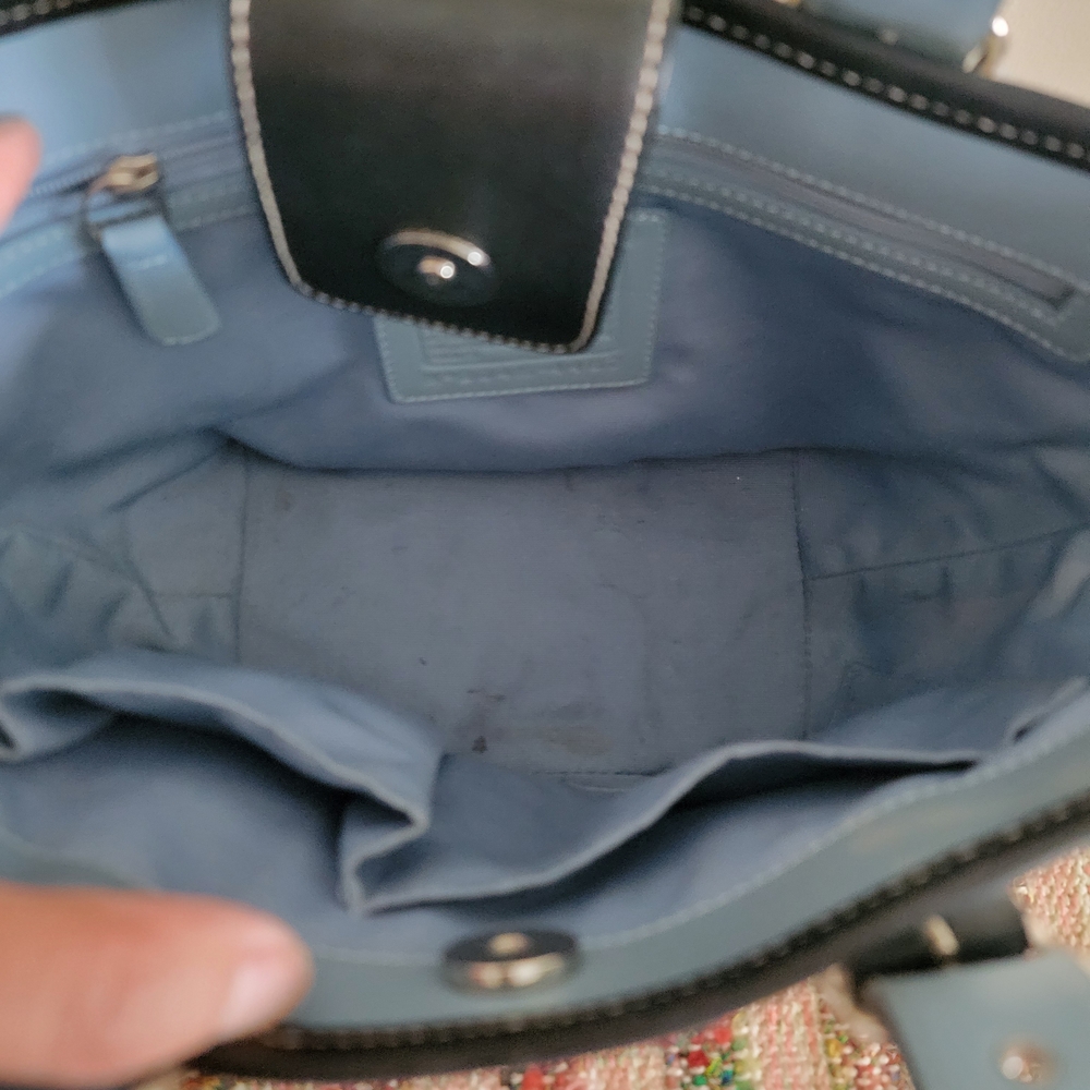 Rare Coach Raffia Handbag - Picture 8 of 12